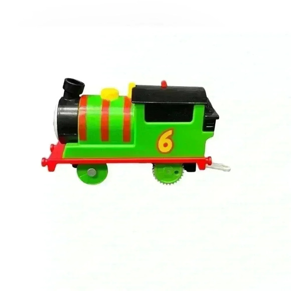 Two Fisher Price Motorized Thomas the Train Trains- Thomas w/ Car & Percy - Picture 4 of 7